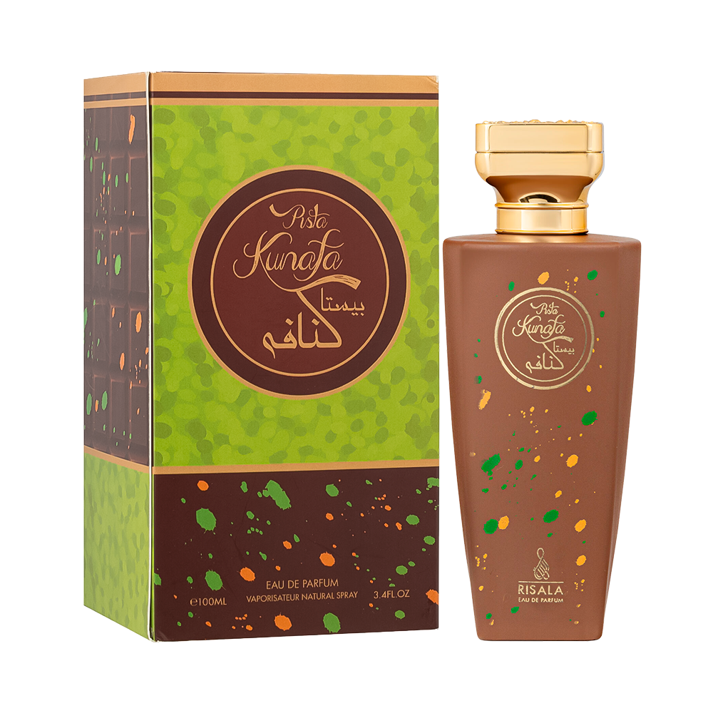 P8991474 Perfume Risala Pista Kunafa EDP 100ml – Unisex - Imagen 1