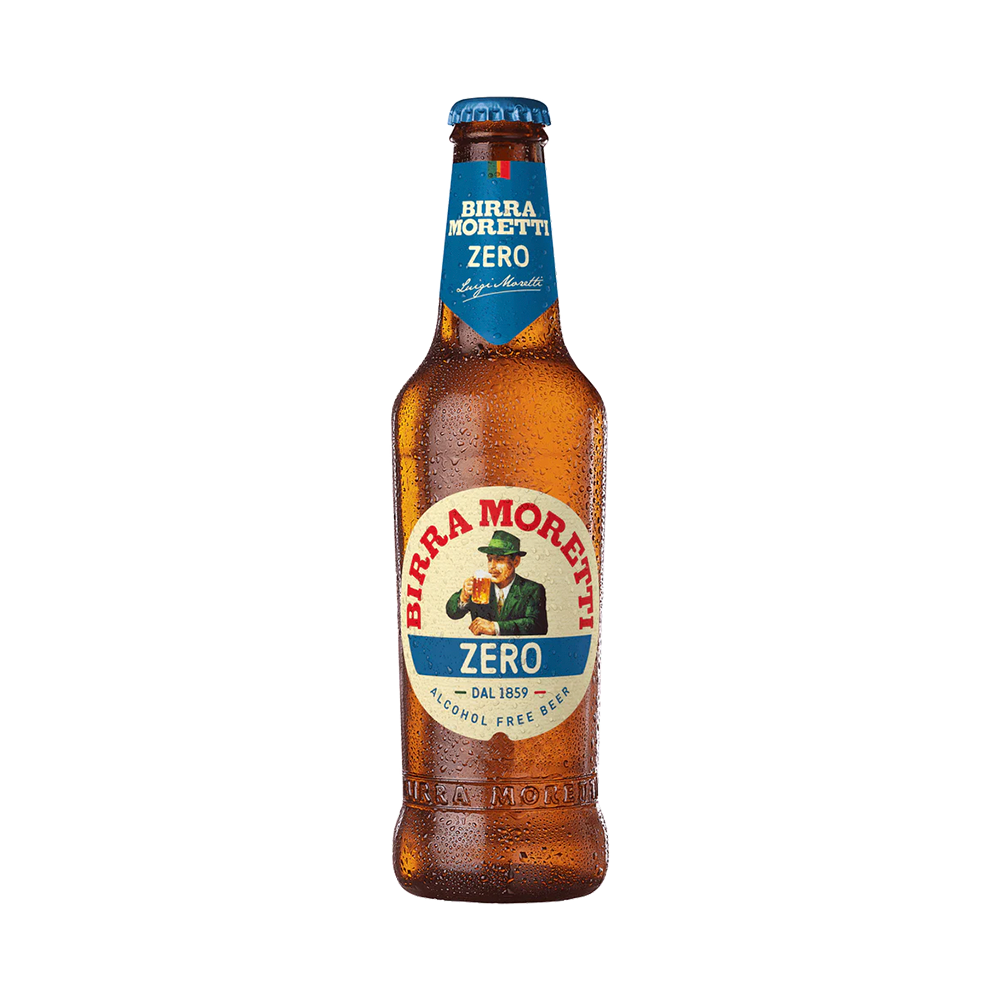 P1848130-1 Cerveza Birra Moretti Zero Alcohol - 330ml - Imagen 1