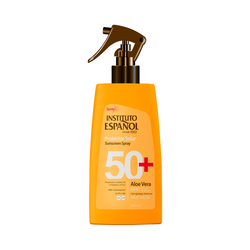 P8988771 Protector Solar Instituto Español Aloe Vera SPF50+ Spray - 300ml - Imagen 1