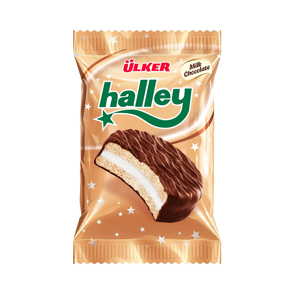 P8991055 Alfajor Ulker Halley Chocolate con Marshmallow - 30g - Imagen 1