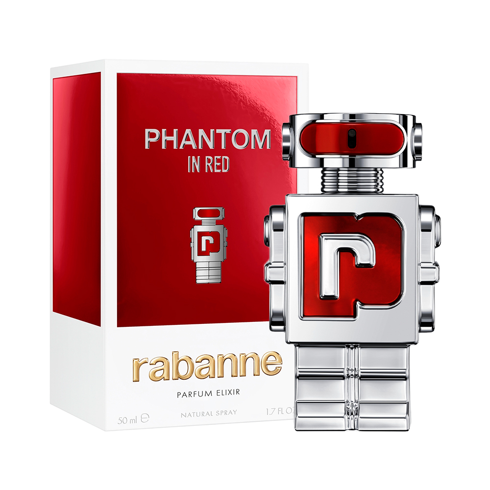 P8991713 Perfume Rabanne Phantom In Red Parfum Elixir 50ml – Masculino - Imagen 1