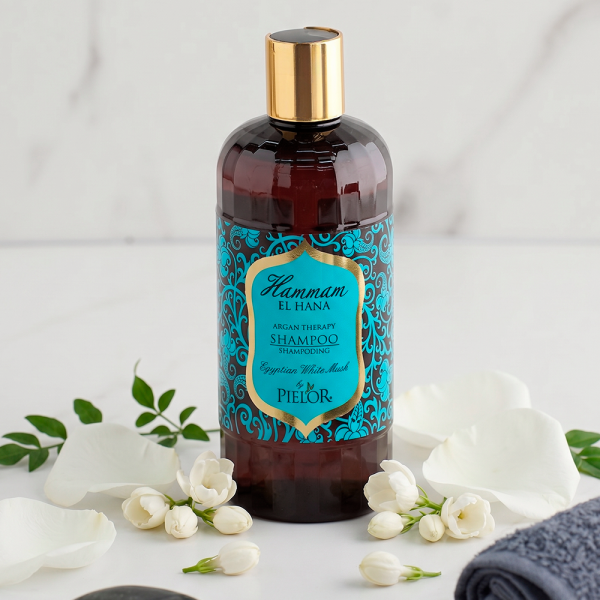 Shampoo Pielor Hammam El Hana Egyptian White Musk – 400ml - Imagen 2