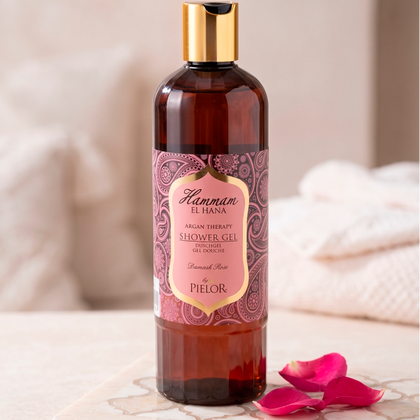 Gel de Ducha Pielor Hammam El Hana Damask Rose – 400ml - Imagen 2