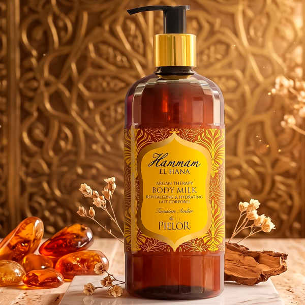 Body Milk Pielor Hammam El Hana Tunisian Amber – 400ml - Imagen 2