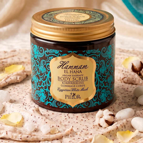 Exfoliante Corporal Pielor Hammam El Hana Egyptian White Musk – 500ml - Imagen 2