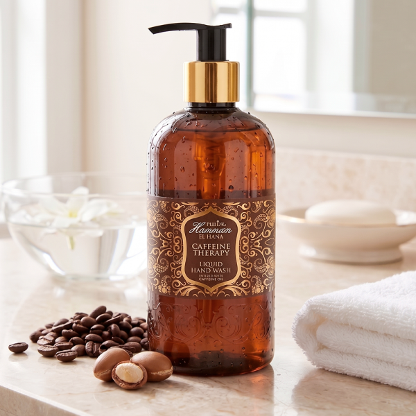 Jabón Líquido Para Manos Pielor Hammam El Hana Caffeine Therapy – 400ml - Imagen 2