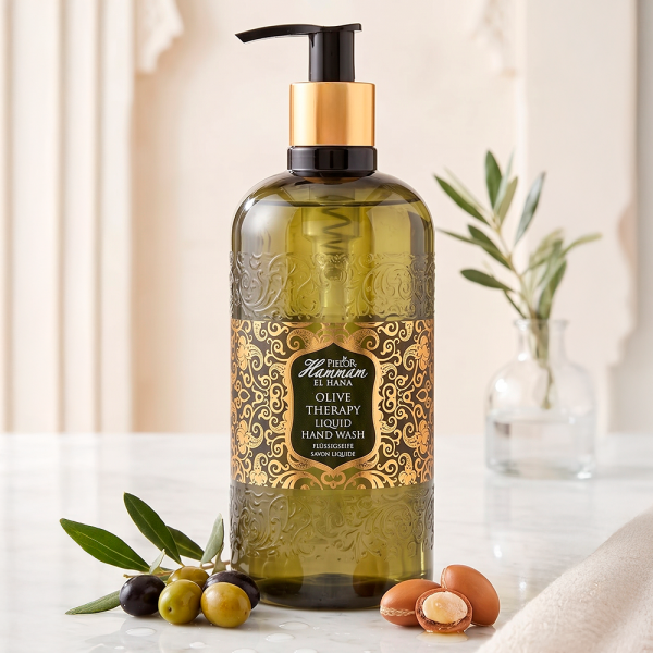 Jabón Líquido Para Manos Pielor Hammam El Hana Olive Therapy – 400ml - Imagen 2