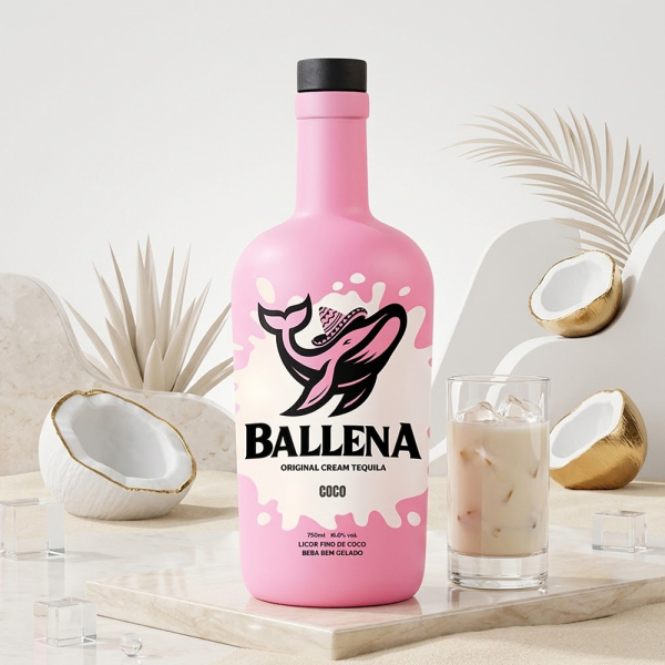 Licor Ballena Coco - 750ml - Imagen 2