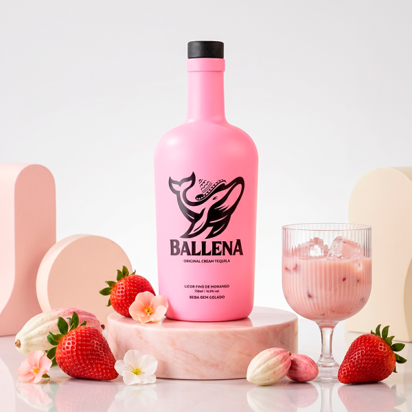 Licor Ballena Morango – 750ml - Imagen 2