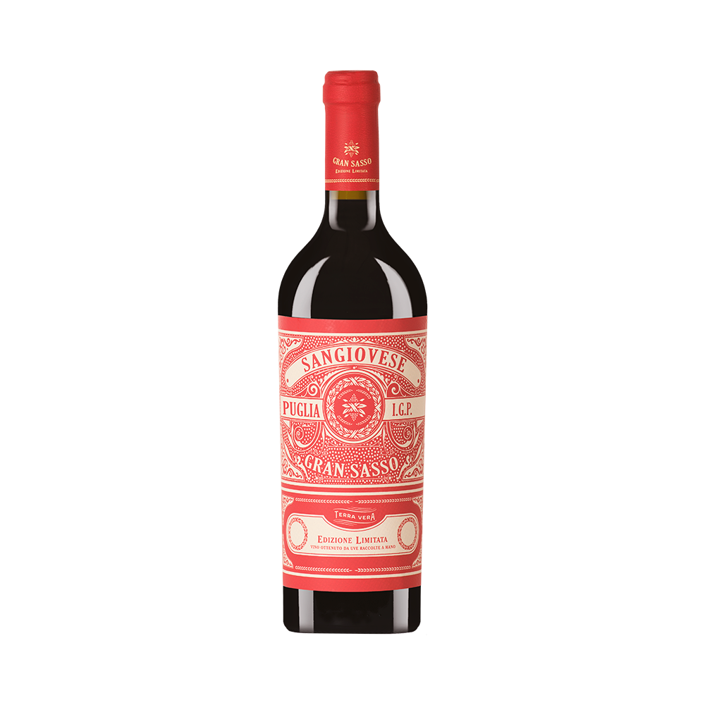 P8991908 Vino Gran Sasso Sangiovese Puglia I.G.P - 750ml - Imagen 1