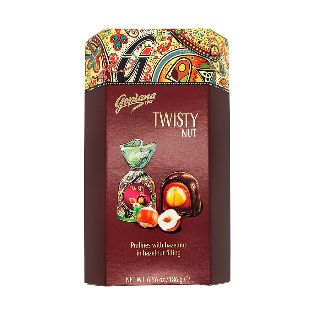 P1246177 Bombones Golpana Twisty Nut con Avellana - 186g - Imagen 1