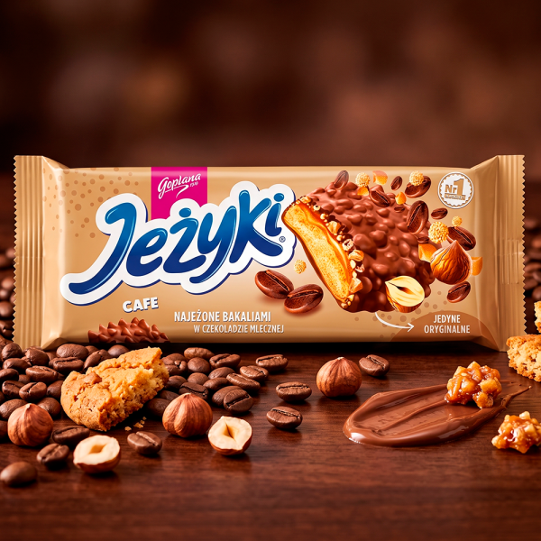 Galletas Goplana Jeżyki Cafe – 140g - Imagen 2