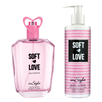Kit Perfume Instyle Soft Love EDP 100ml + Body Lotion 250ml - Imagen 2