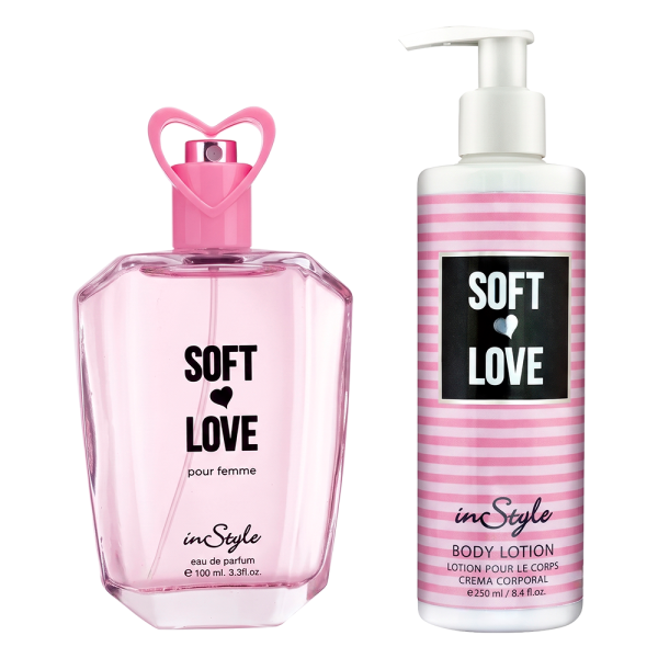Kit Perfume Instyle Soft Love EDP 100ml + Body Lotion 250ml - Imagen 2
