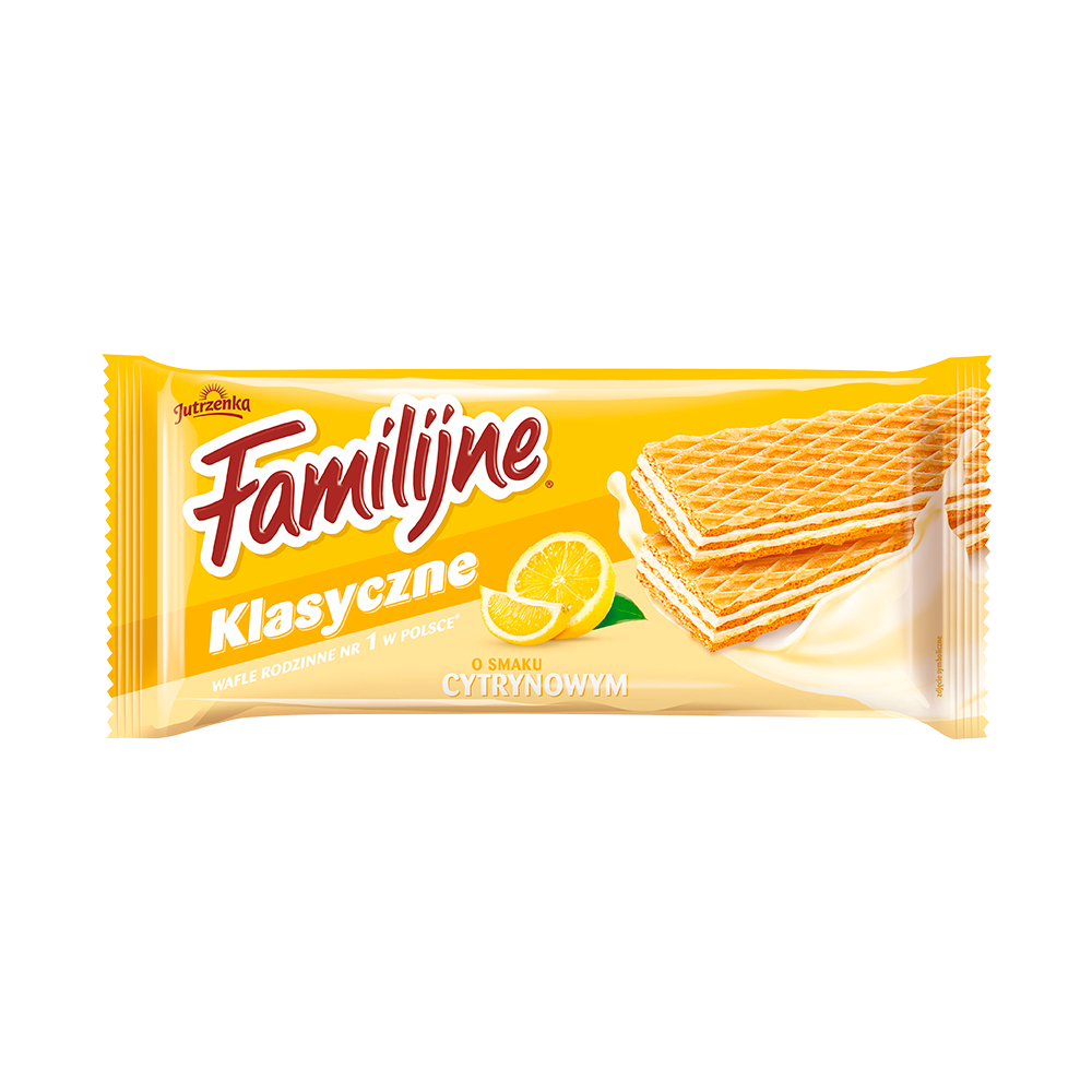 P8992218 Wafer Jutrzenka Familijne Klasyczne Limón – 180g - Imagen 1