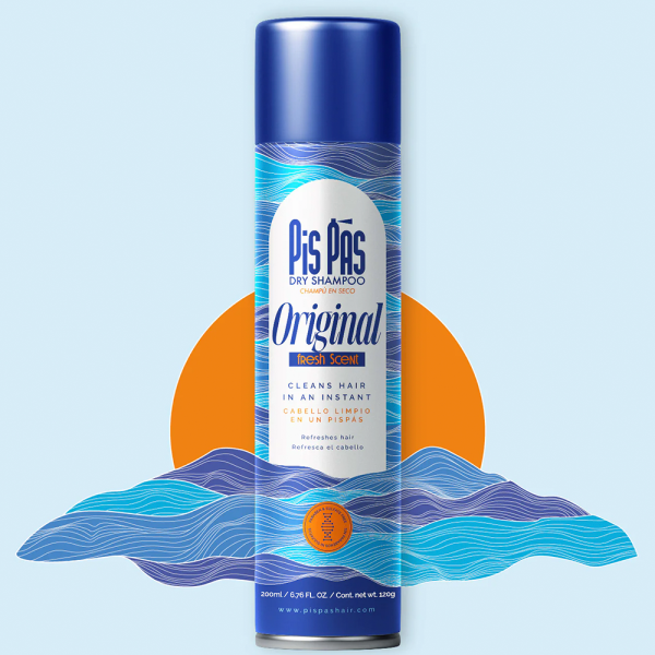 Shampoo En Seco PisPás Original Fresh Scent - 200ml - Imagen 2